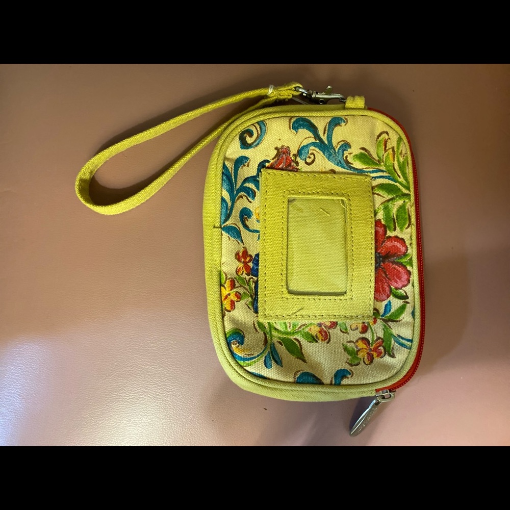 Kate McRostie Clutch Purse Make Up zip pouch i.d.